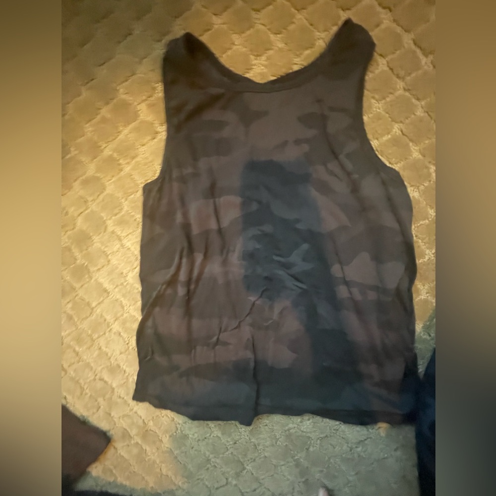 black camo tank top